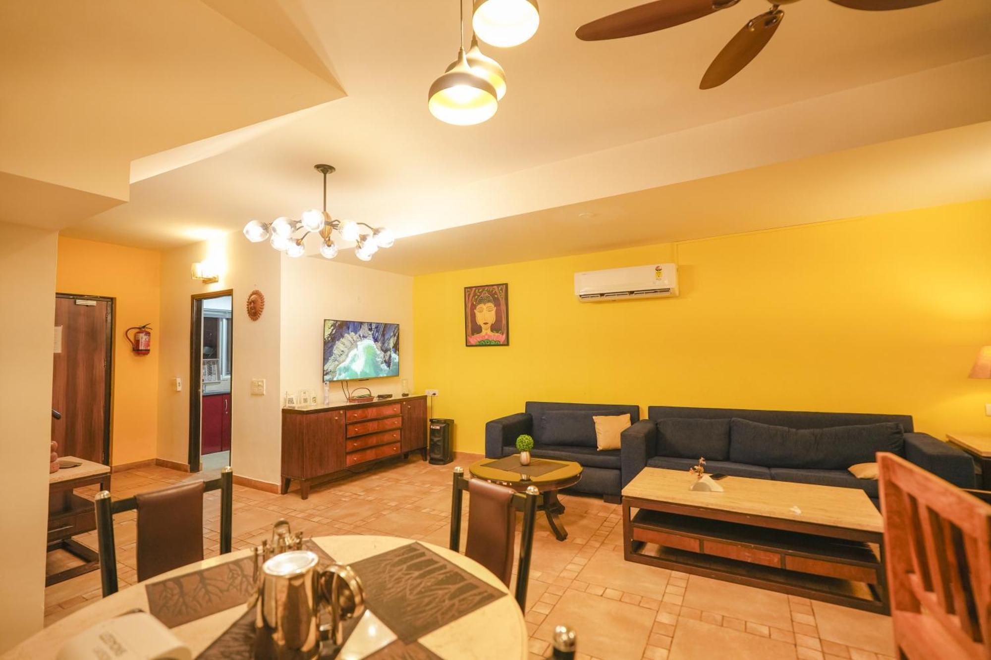 Villa M - Jia 3- 3Bhk In Candolim, Pool Facing, Near Beach, Breakfast Included Exterior foto